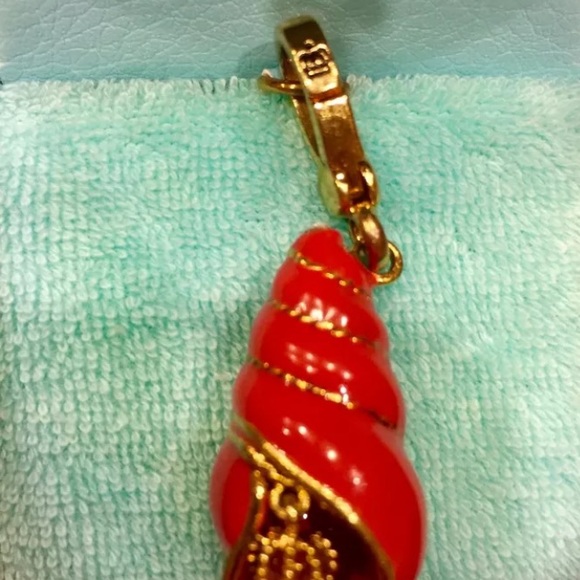 New Rare JUICY COUTURE CONCH SEA SHELL CORAL CHARM - Picture 3 of 5